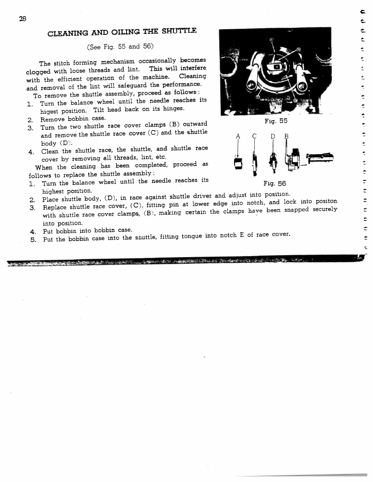 Cleaning and oiling the shuttle | SINGER W1166 User Manual | Page 29 / 48