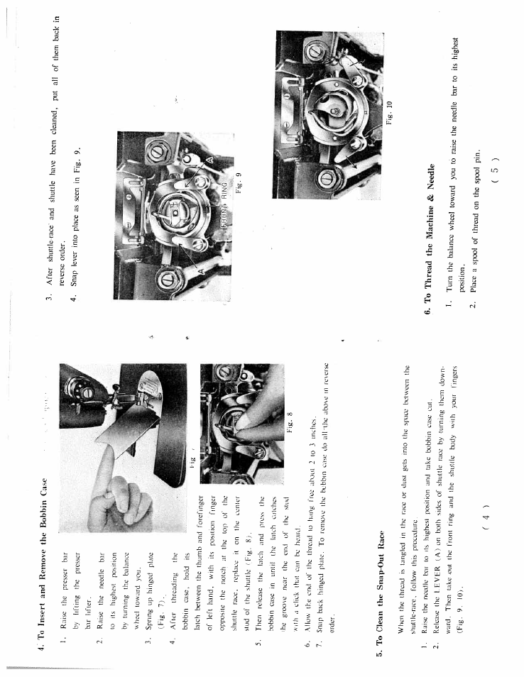 SINGER W2031 User Manual | Page 4 / 12