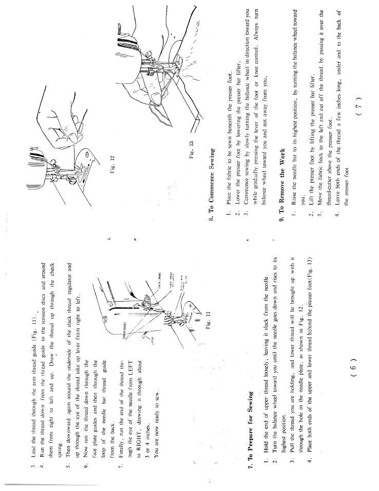 SINGER W2031 User Manual | Page 5 / 12