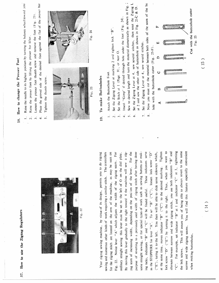 SINGER W2031 User Manual | Page 9 / 12