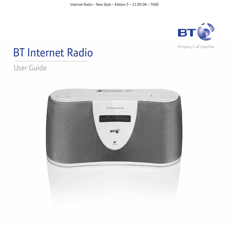 BT Internet Radio User Manual | 40 pages