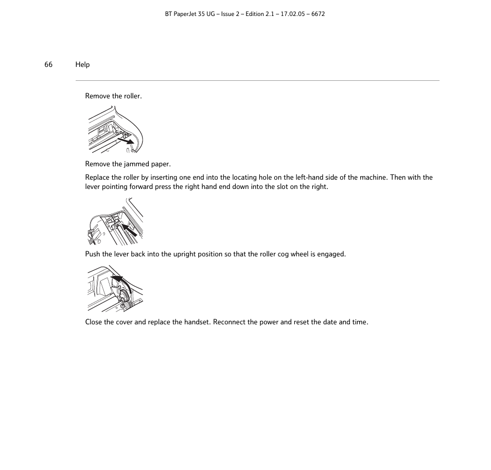 BT PaperJet 35 User Manual | Page 66 / 75