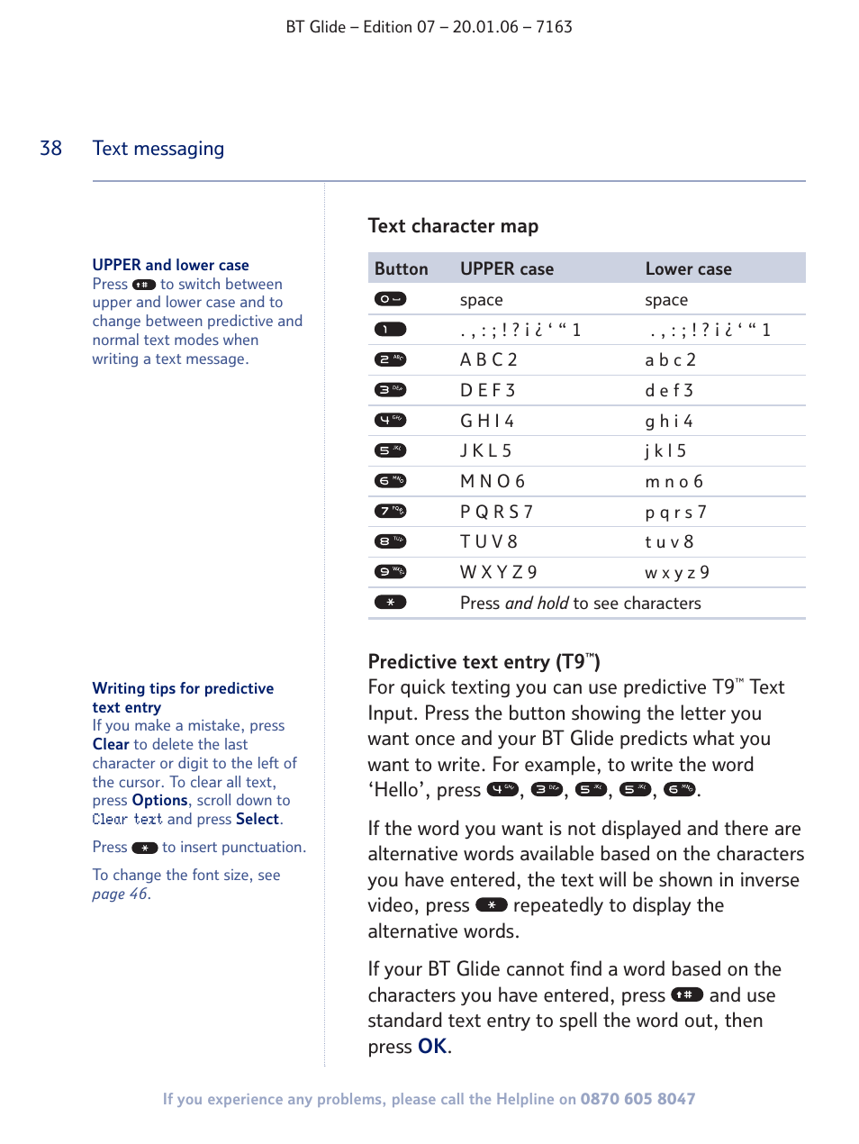 BT Glide 7163 User Manual | Page 38 / 76