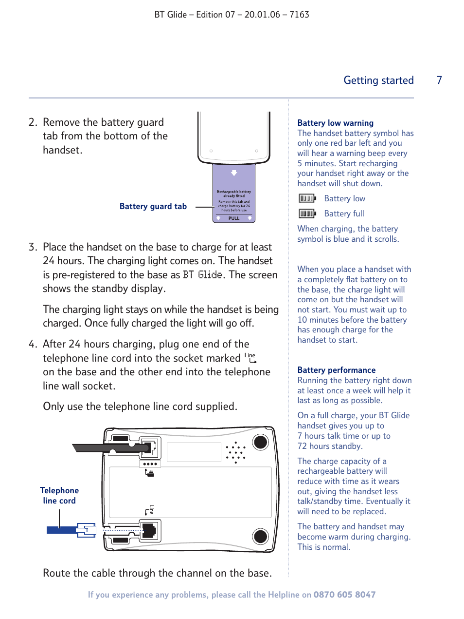 Bt glide | BT Glide 7163 User Manual | Page 7 / 76