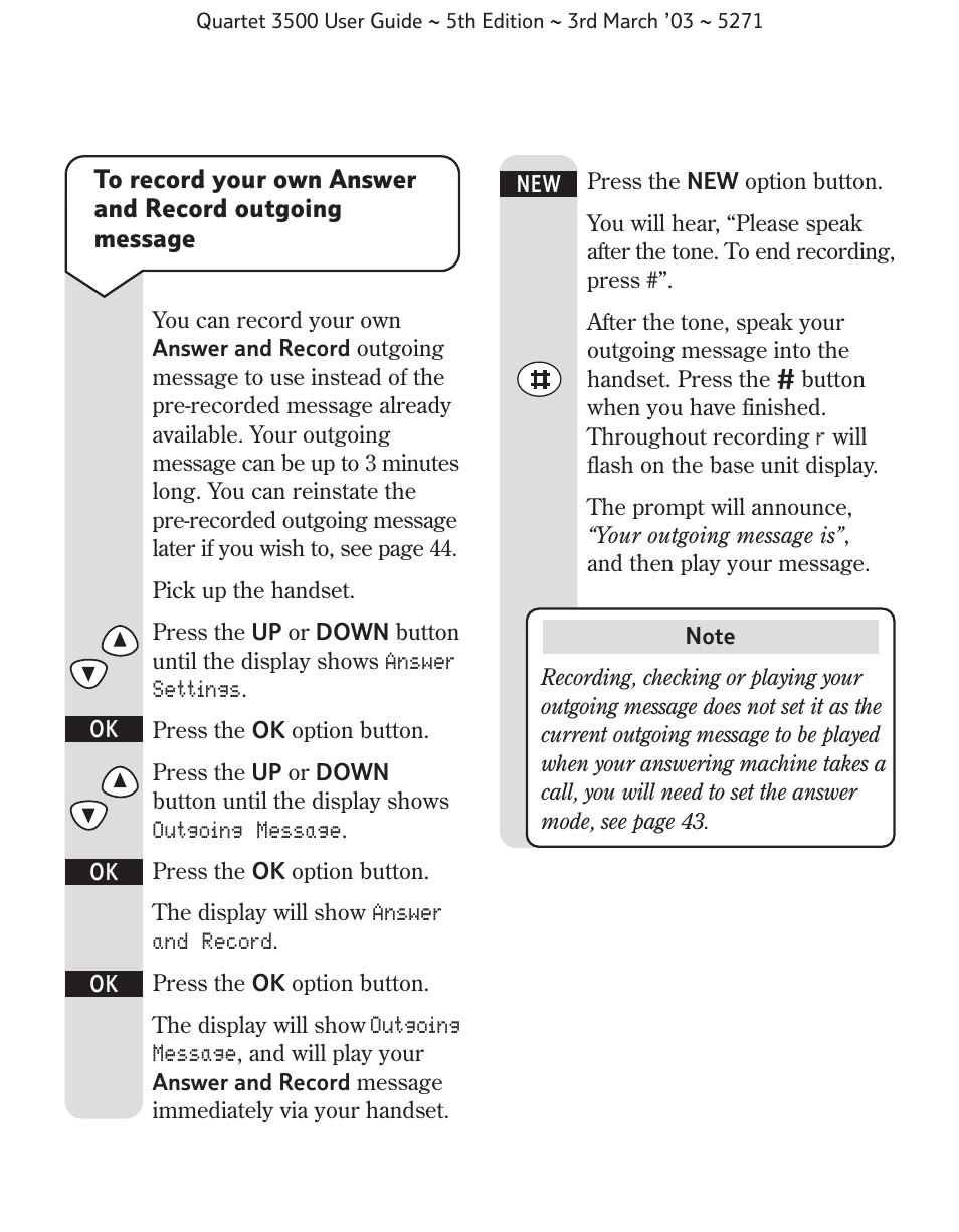 BT 3500 User Manual | Page 43 / 72