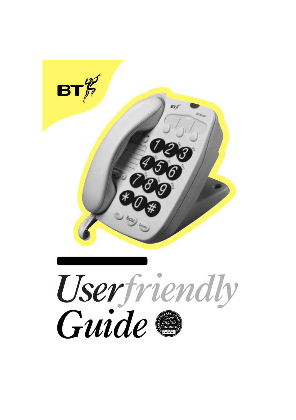 BT BIG Button phone User Manual | 23 pages