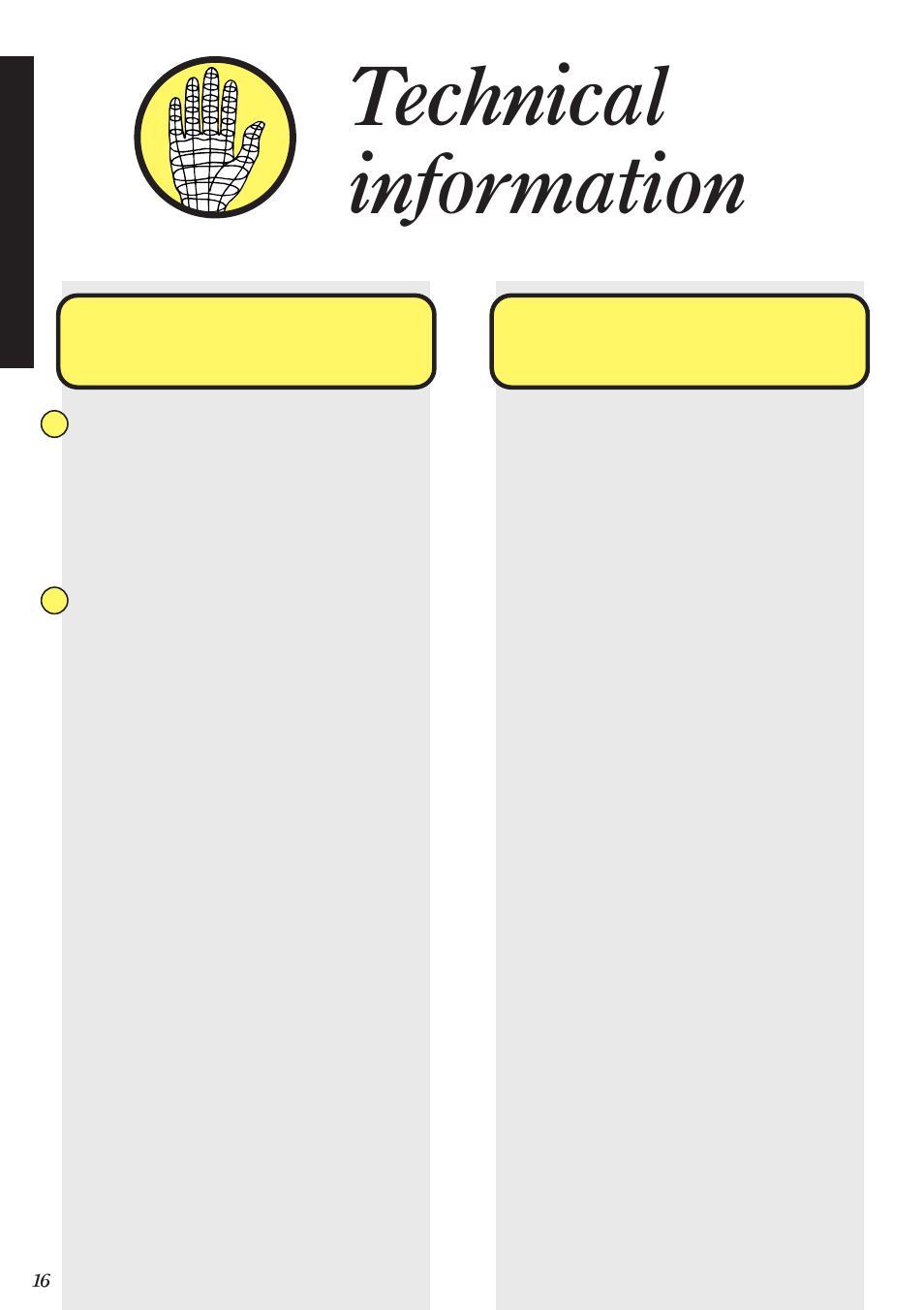 Technical information | BT BIG Button phone User Manual | Page 18 / 23