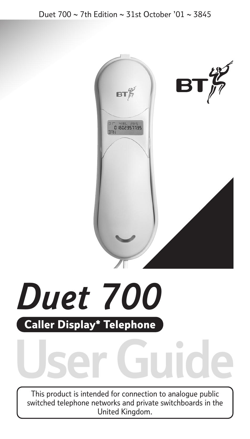 BT Synergy 700 User Manual | 22 pages