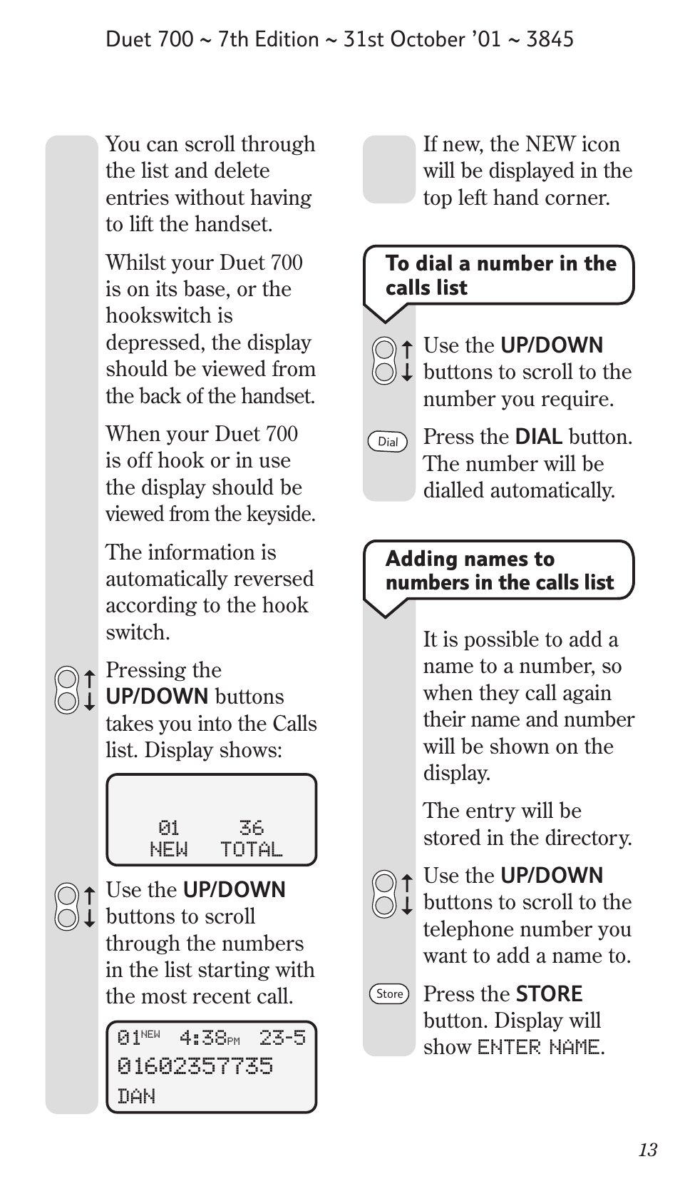 BT Synergy 700 User Manual | Page 13 / 22