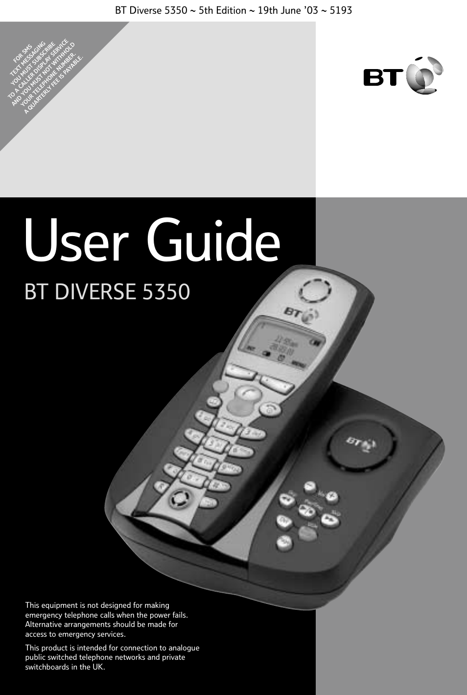 BT 5350 User Manual | 83 pages