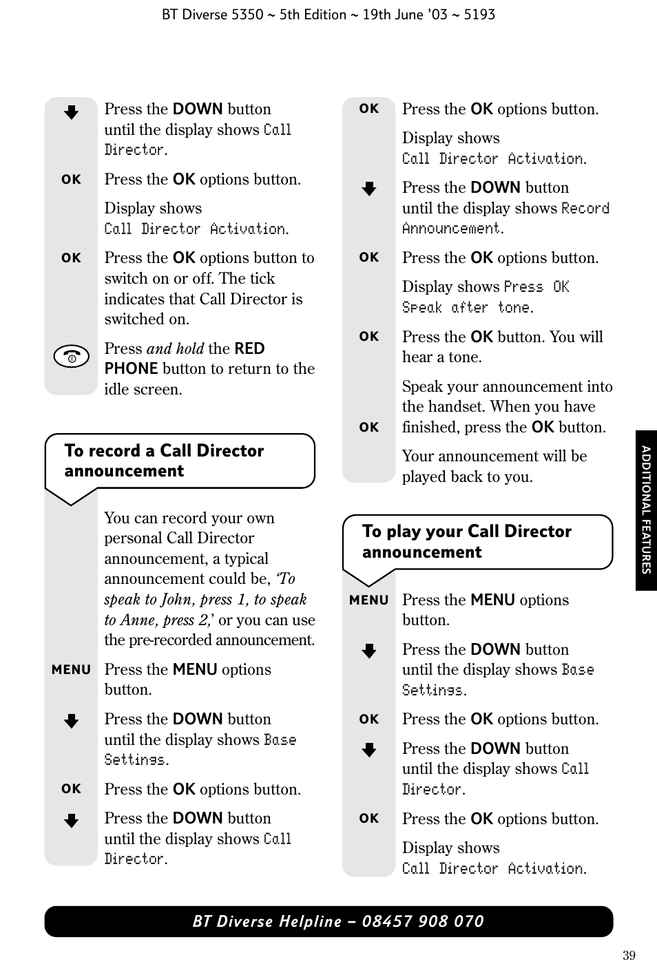 BT 5350 User Manual | Page 41 / 83