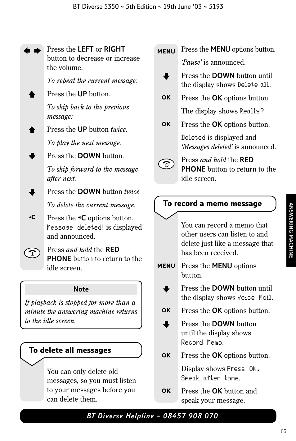 BT 5350 User Manual | Page 67 / 83