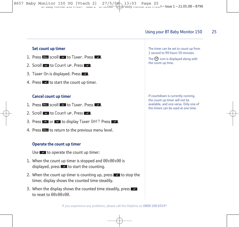 BT 150 User Manual | Page 25 / 32