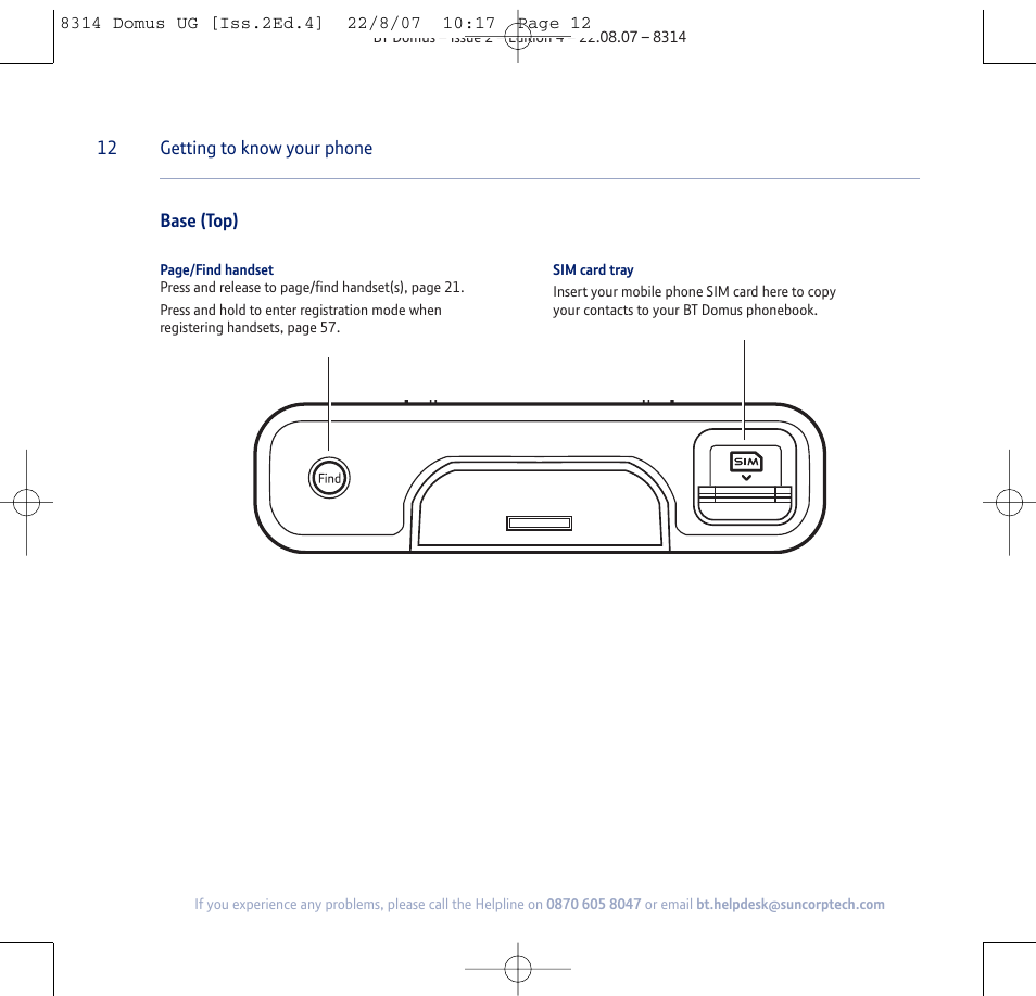 BT Domus User Manual | Page 12 / 72