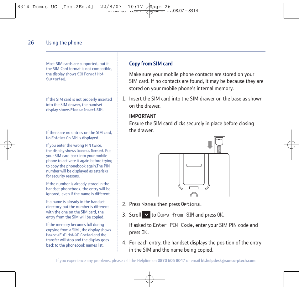 BT Domus User Manual | Page 26 / 72