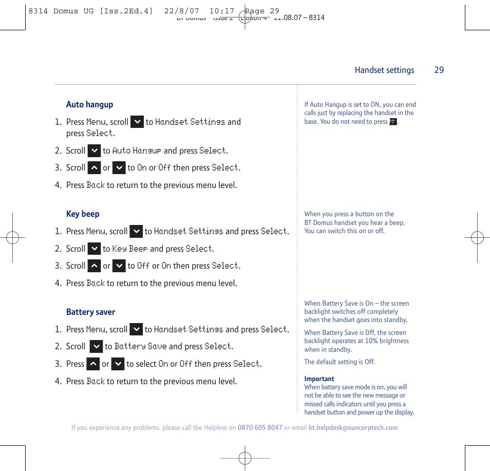 BT Domus User Manual | Page 29 / 72