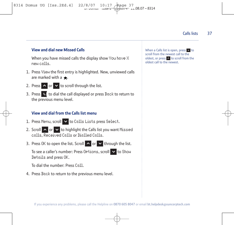 BT Domus User Manual | Page 37 / 72