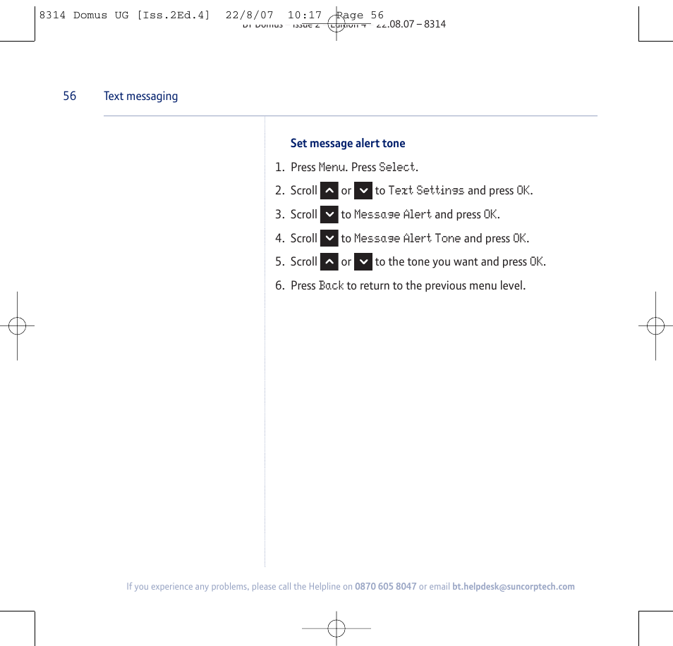 BT Domus User Manual | Page 56 / 72