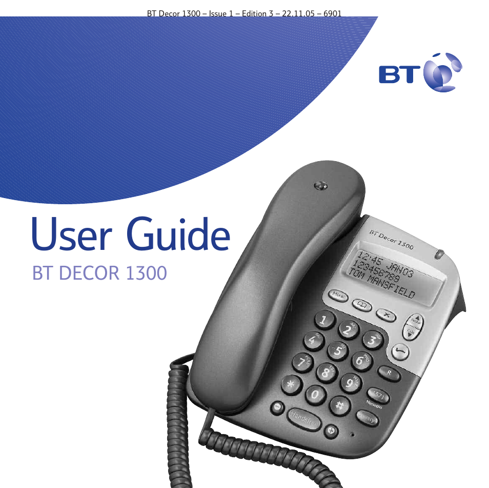 BT Decor 1300 User Manual | 40 pages