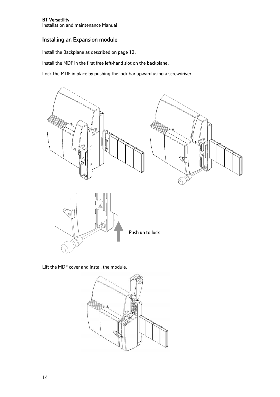 BT Versatility User Manual | Page 15 / 59