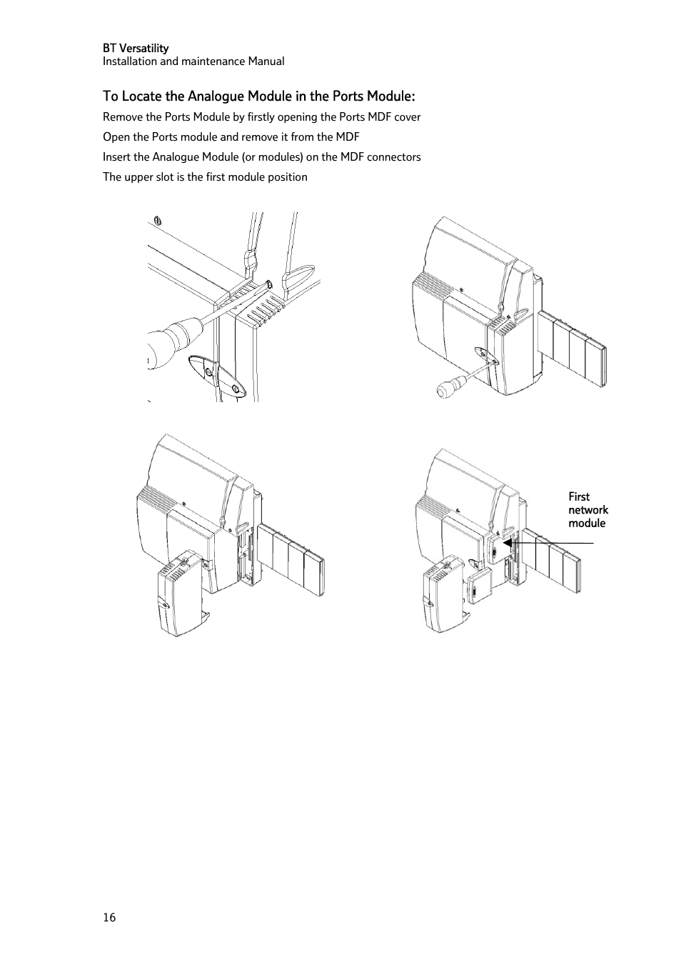BT Versatility User Manual | Page 17 / 59