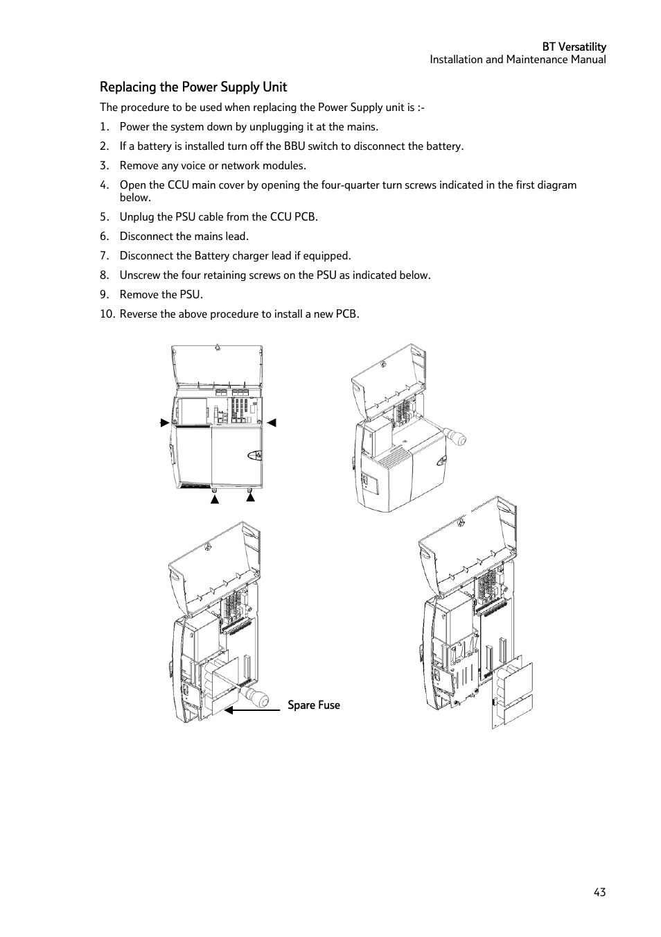 BT Versatility User Manual | Page 44 / 59