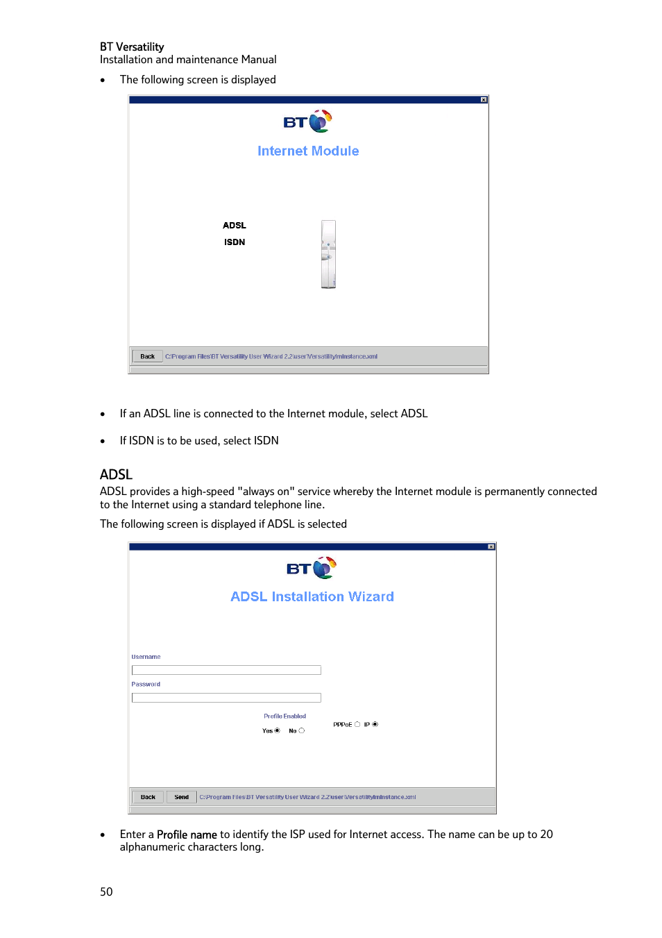 BT Versatility User Manual | Page 51 / 59