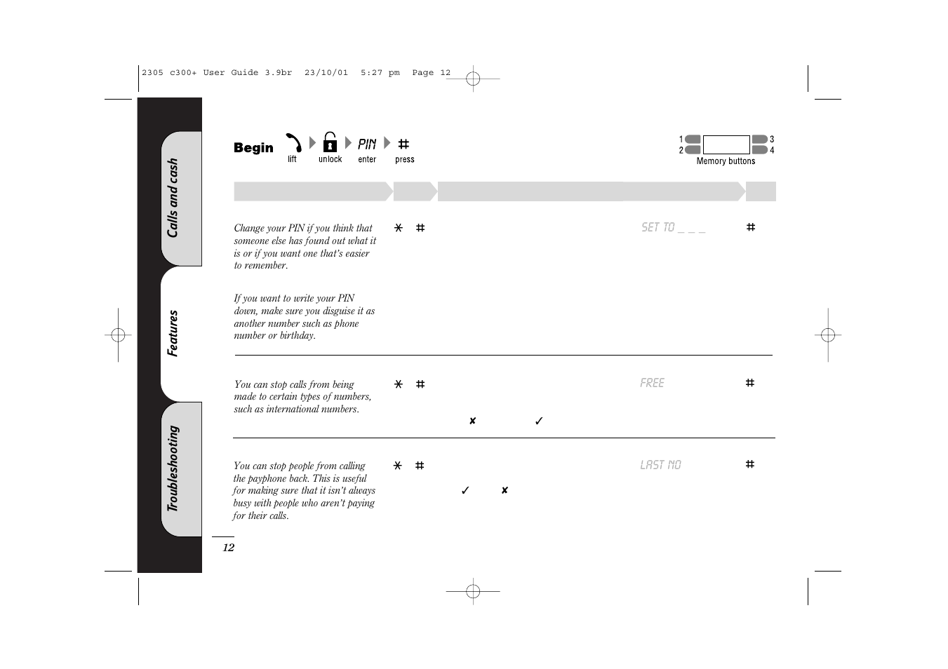 BT 300 Plus User Manual | Page 12 / 24