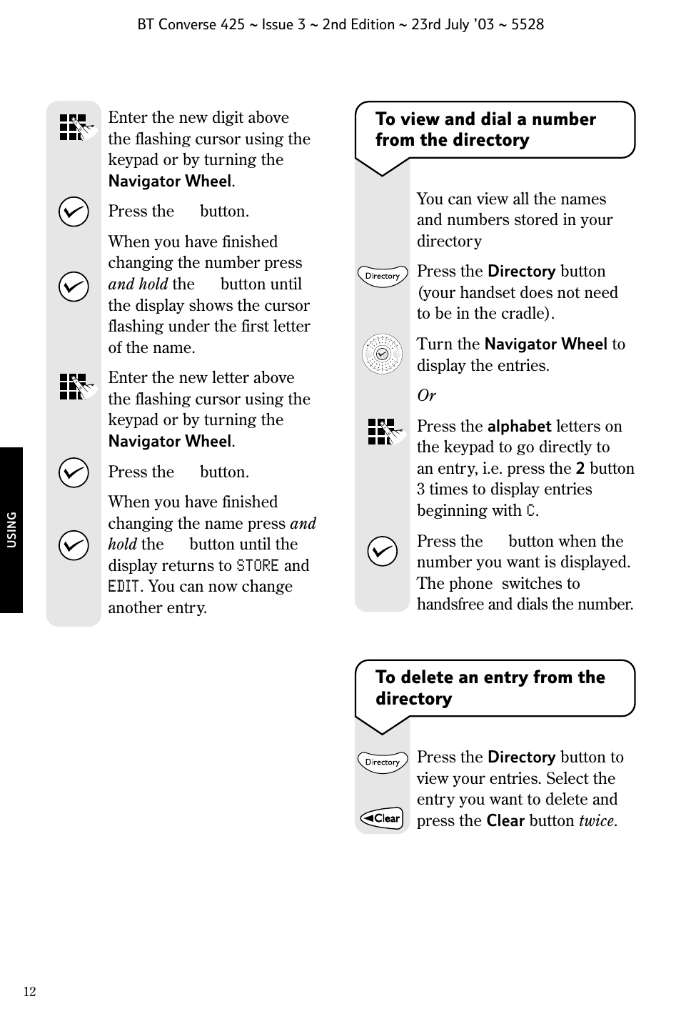 BT Decor 425 User Manual | Page 13 / 23