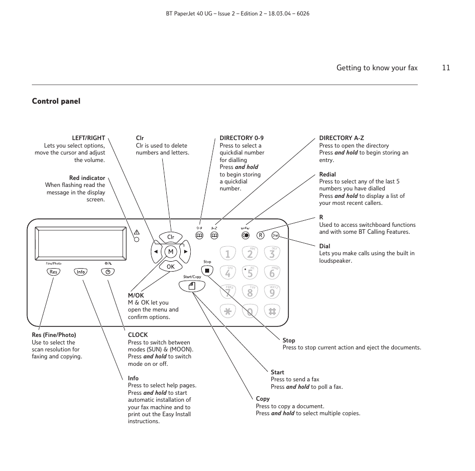 BT PaperJet 40 User Manual | Page 11 / 52
