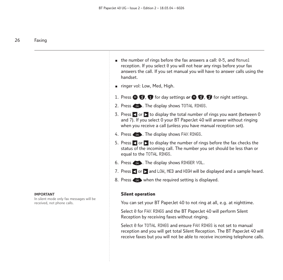 BT PaperJet 40 User Manual | Page 26 / 52