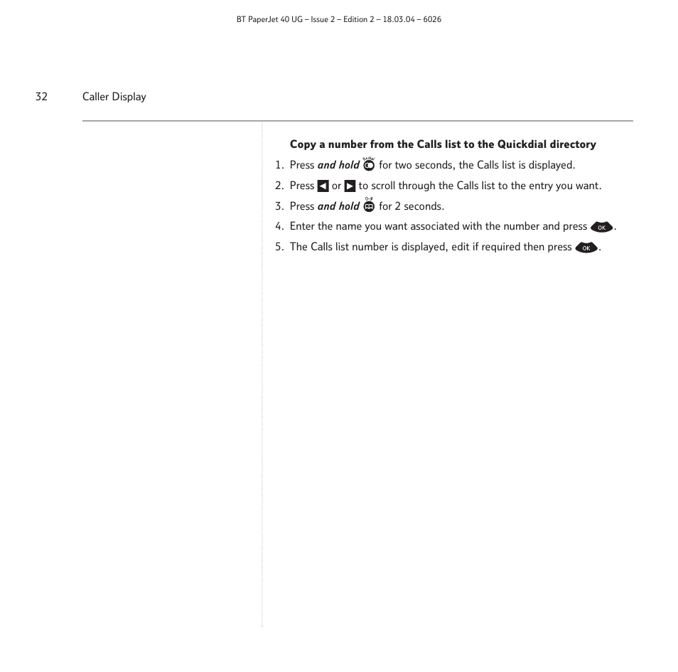 BT PaperJet 40 User Manual | Page 32 / 52