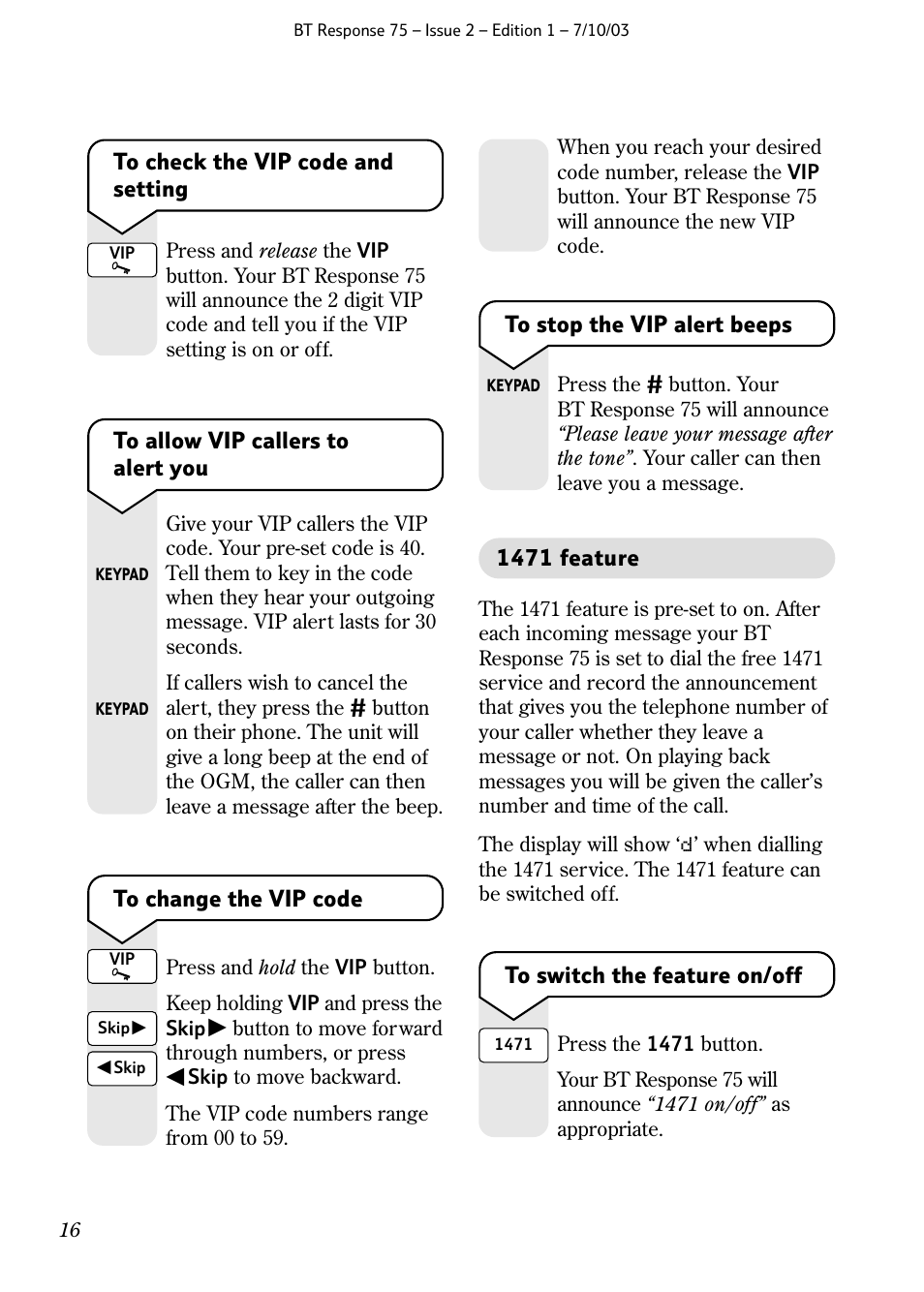 BT 75 User Manual | Page 18 / 32