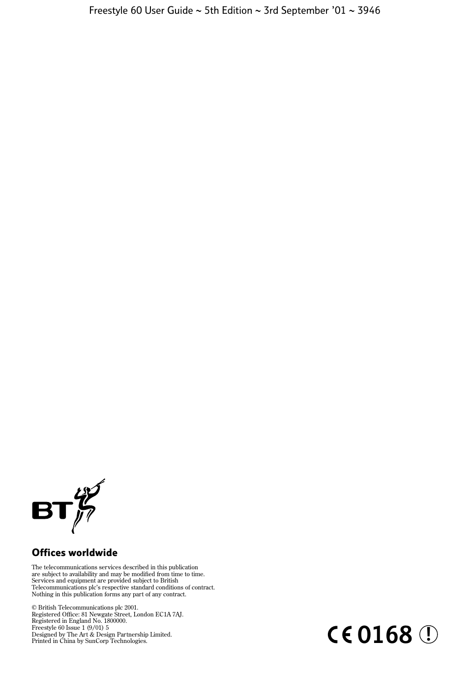 BT Freestyle 60 User Manual | Page 32 / 32