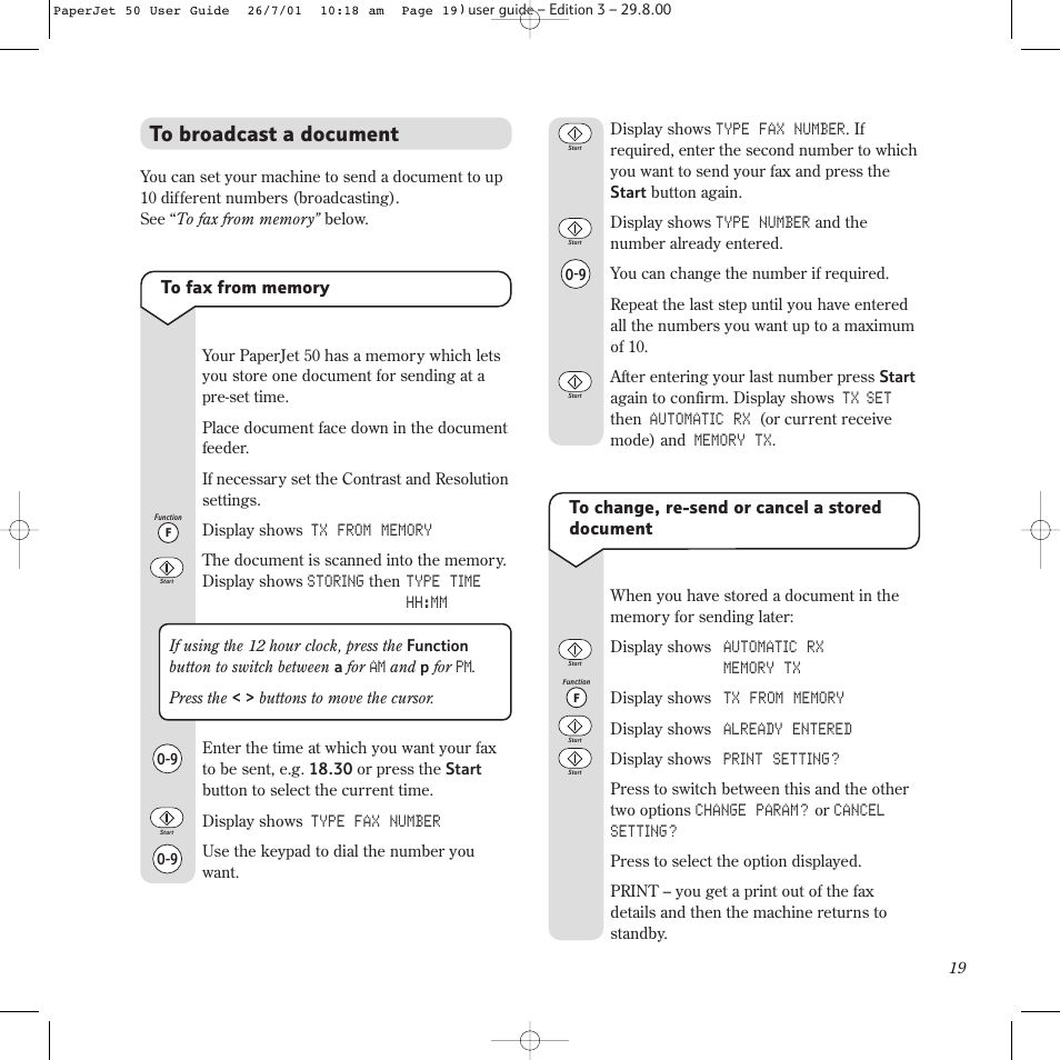 BT paperjet 50 User Manual | Page 21 / 56