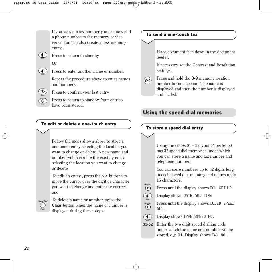 BT paperjet 50 User Manual | Page 24 / 56