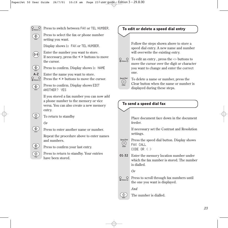 BT paperjet 50 User Manual | Page 25 / 56