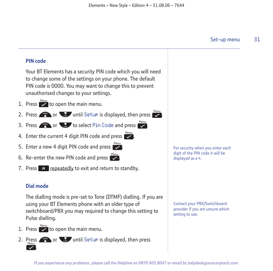 BT Digital Cordless Telephone User Manual | Page 31 / 72