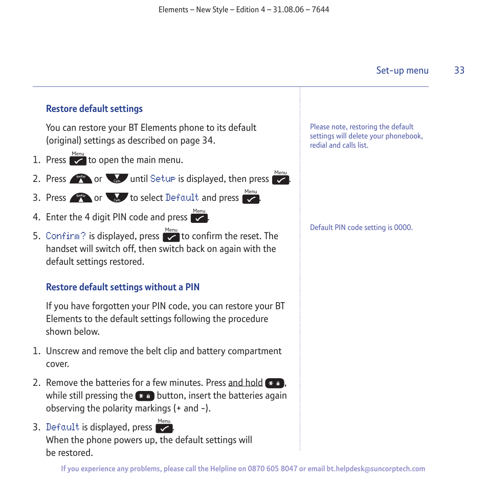 BT Digital Cordless Telephone User Manual | Page 33 / 72