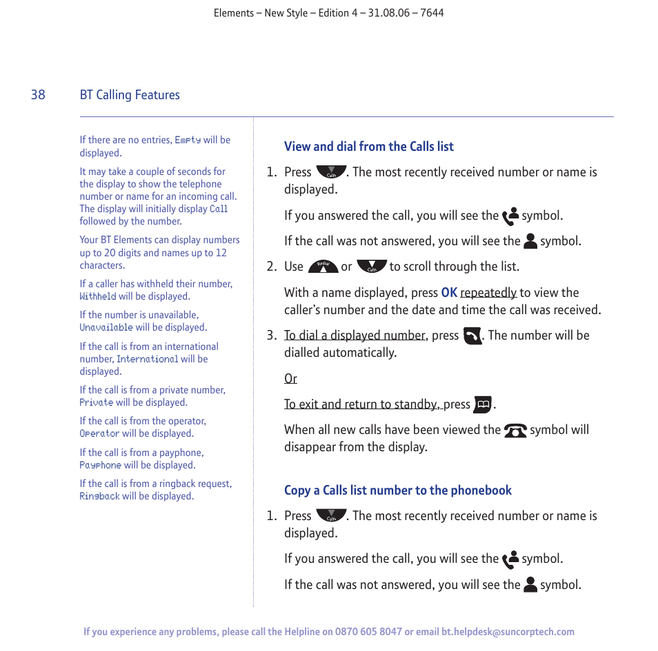 BT Digital Cordless Telephone User Manual | Page 38 / 72