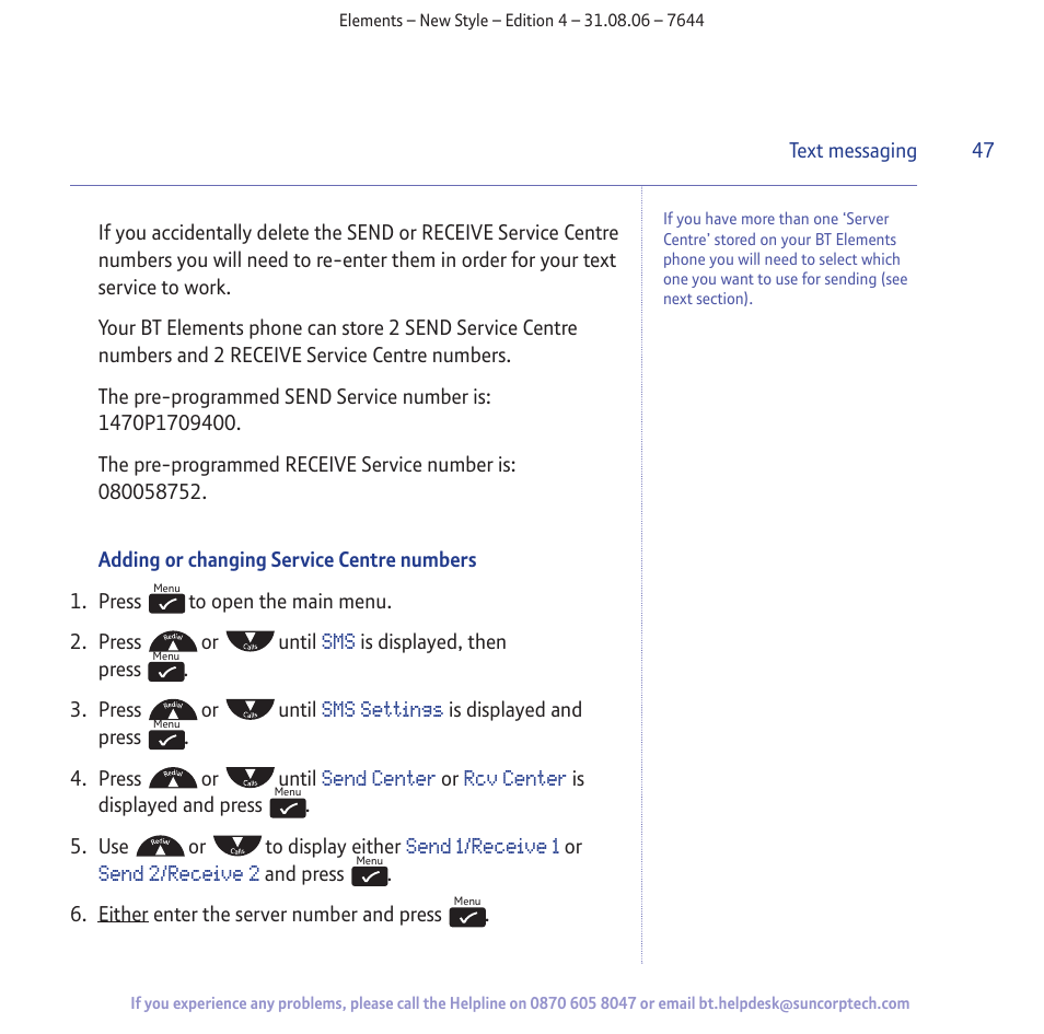 BT Digital Cordless Telephone User Manual | Page 47 / 72