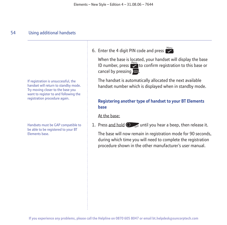 BT Digital Cordless Telephone User Manual | Page 54 / 72