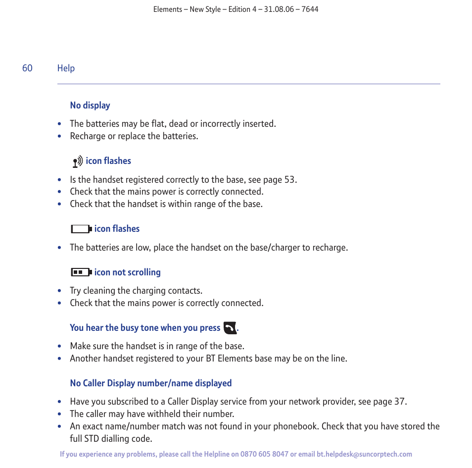 BT Digital Cordless Telephone User Manual | Page 60 / 72