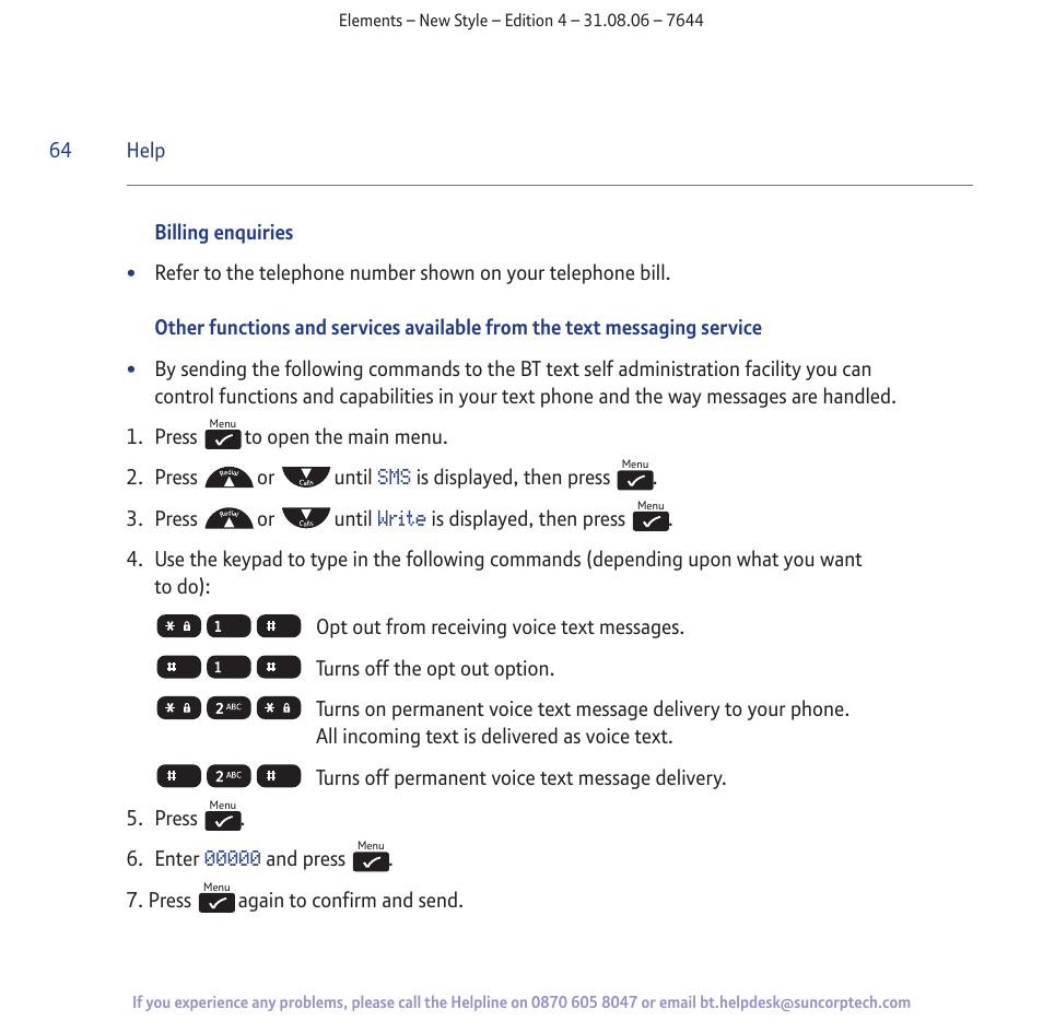 BT Digital Cordless Telephone User Manual | Page 64 / 72