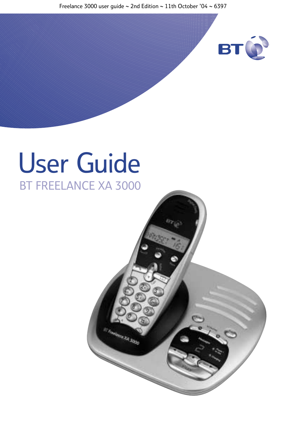 BT FREELANCE XA 3000 User Manual | 65 pages