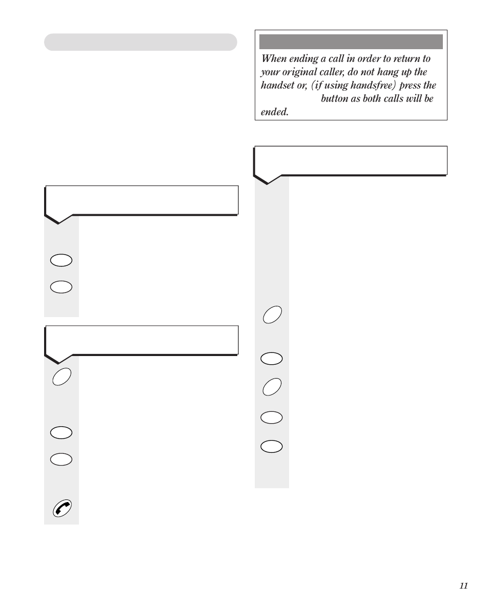 Using 2 lines, Useful tip, Press buttons in order shown | BT Converse 2-line Telephone User Manual | Page 14 / 25