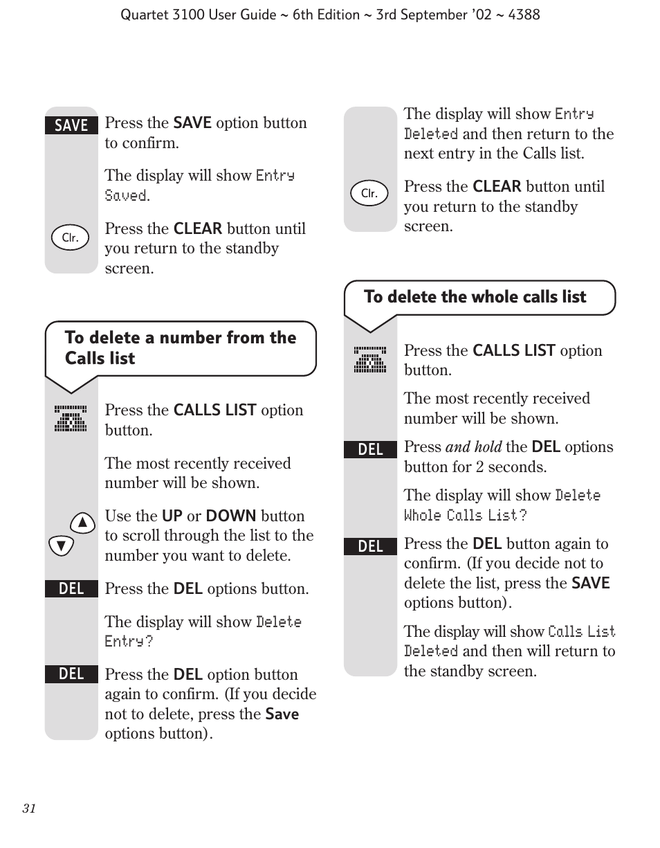 BT 3100 User Manual | Page 34 / 50