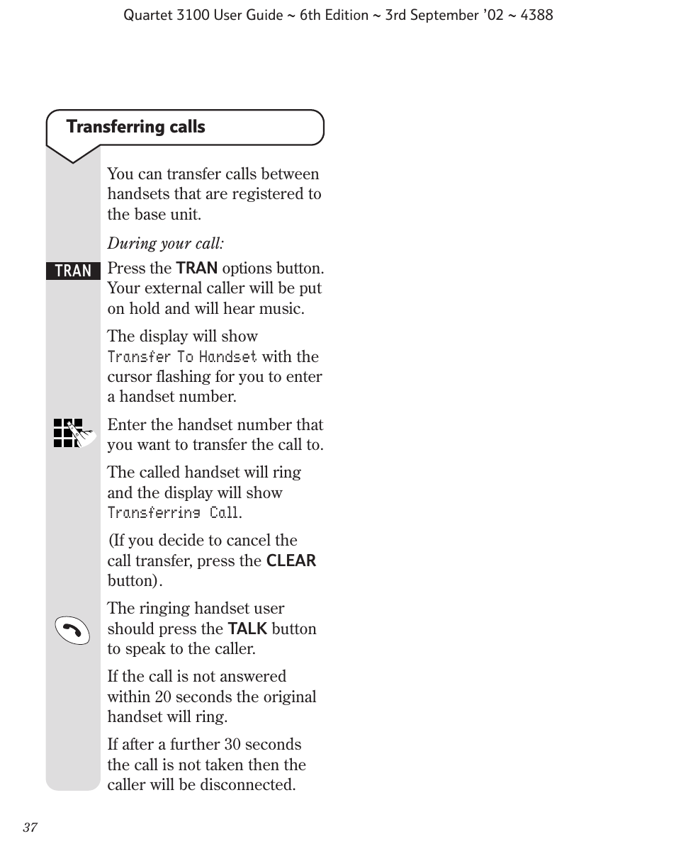 BT 3100 User Manual | Page 40 / 50