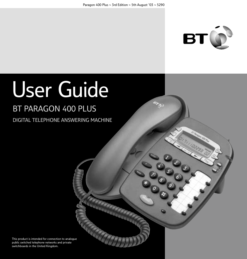 BT 400 Plus User Manual | 31 pages