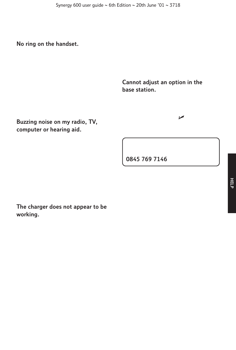 BT 600 User Manual | Page 33 / 41